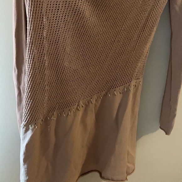 Boston Proper Tan Cardigan | Small‎ - Picture 2 of 5